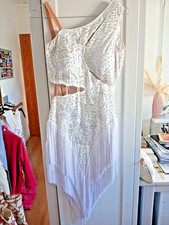 latein kleid turnierkleid, weiß, top Zustand, Größe S/M, hochwertige Strassteine