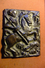 altes RELIEF - Ikone -  "Hl