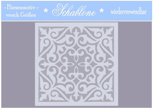 Schablone-Vintage-Shabby-Flies