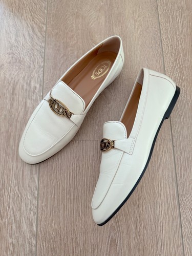 Tods loafer mokassins creme - loafer,