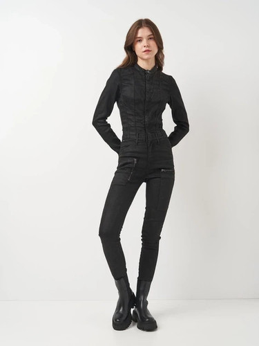 Star raw powel slim jumpsuit - raw,
