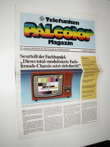 Vintage telefunken palcolor - vintage,