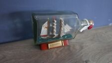 Flaschenschiff, Buddelschiff Rickmer Rickmers Reederei, 20 cm, - Vintage - Retro
