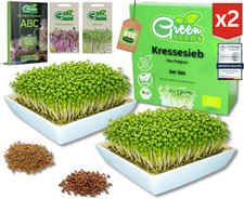 Kressesieb Set Keramikschale