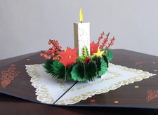 3D Pop Up Weihnachtskarte