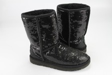UGG UGGS Gr.36 Damen Halbschuhe Stiefel Stiefeletten Boots Schwarz TOP  K 87