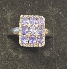 Ring 925 Silber Tansanit und