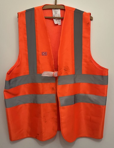 Alte deutsche bahn warnweste - alte,