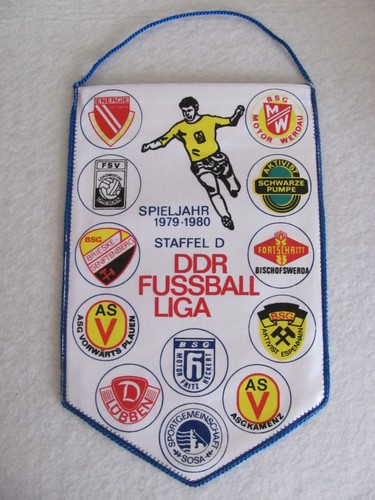 Ddr fußball liga wimpel - fußball,