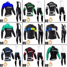 Fleece Radtrikot Set Langarm