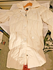 Daunenmantel Damen S weiß