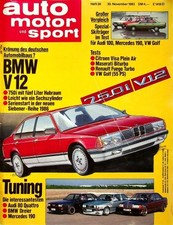 4) Auto Motor Sport AMS 24/1983 - Austin Mini Mayfair m - Mercedes 190 E W 201