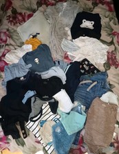 Gemischtes  62tlg Bekleidungspaket Gr.62/68 - 74/80 für Mini - Boys