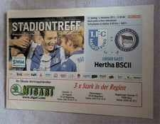 Programm FC Magdeburg - Hertha