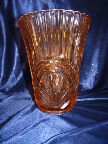 Vase rosalin pressglas - vase,