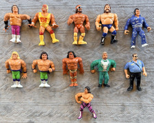 Lot Of 11 WWF 1990 Hasbro