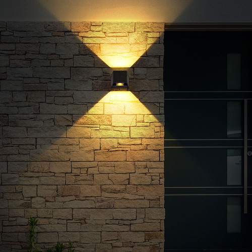 Solarleuchte außen wandlampe - solarleuchte,