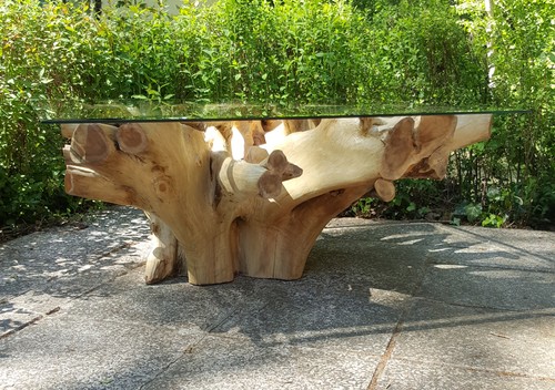 Couchtisch eckig aus - , echter