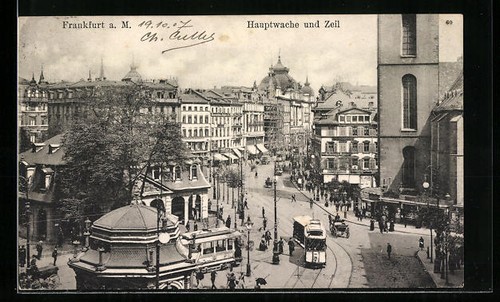 Ansichtskarte frankfurt m - ansichtskarte,