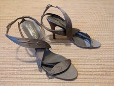 Original Valentino Garavani Sandaletten/Pumps/HighHeels Braun Satin Gr. 41