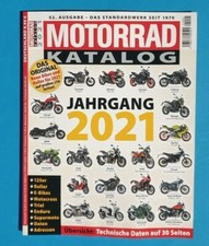 Motorrad Katalog Jahrgang 2021