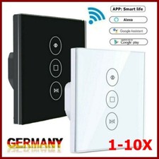 Smart Wifi WLAN Schalter Zeitschaltuhr APP Touch für Rolladen Jalousie Rohrmotor