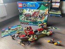 LEGO LEGENDS OF CHIMA: Craggers Croc-Boot Zentrale (70006) vollständig