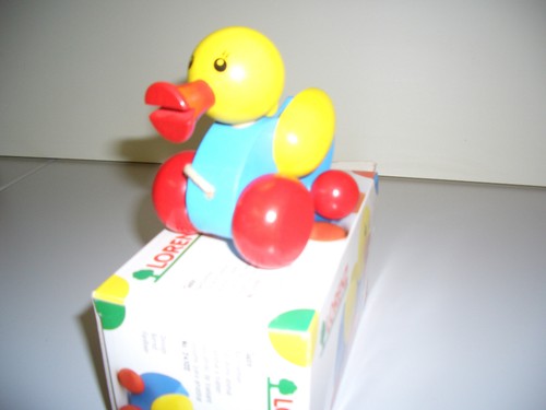 Nachziehtier ente holz - nachziehtier-ente,