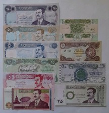Banknoten Irak - Sammlung 10