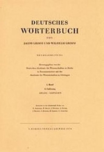 Deutsches wörterbuch - deutsches,