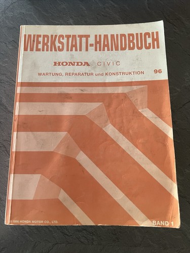 Werkstatt handbuch honda civic - honda,