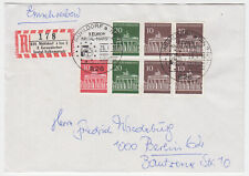 Sonder-R-Zettel, Mühldorf,  3. Europ. Inntal-Volksmarsch, Beförderungsspuren