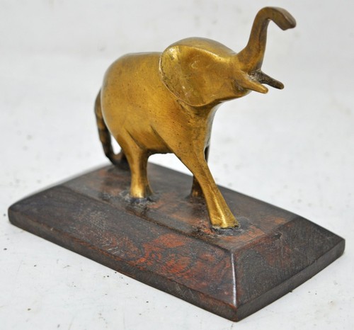 Antike messing elefantenfigur - antike,