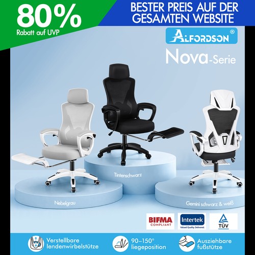 Alfordson mesh bürostuhl - mesh,