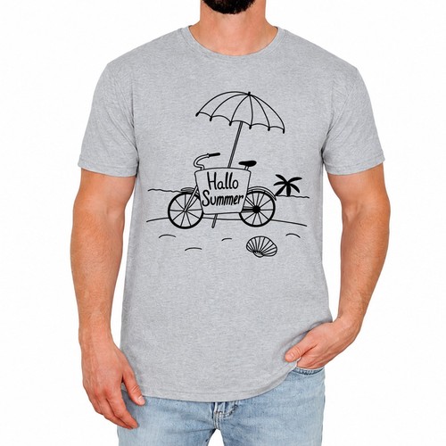 Hello summer herren shirt - summer,