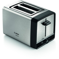 Bosch Toaster TAT5P420DE Design Line, automatische Abschaltung, Brötchen Aufsatz