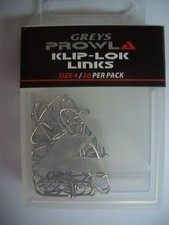 Greys Prowla Klip-Lok Links, Größe 4, 20 Stück