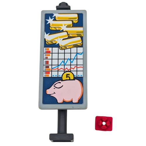 Playmobil pfosten schild - pfosten, blau
