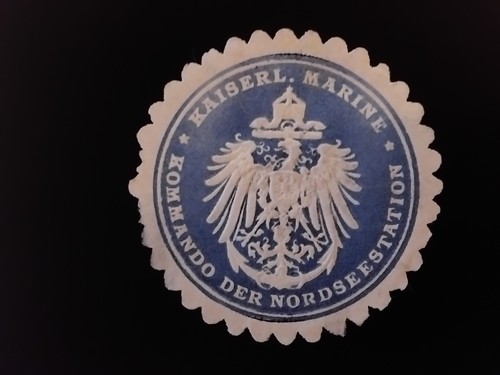 Siegelmarke kaiserl marine - siegelmarke, kaiserl.