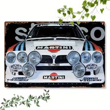 Blechschild Martini Racing BMW