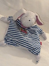 SIGIKID HUND SCHMUSETUCH KUSCHELTUCH FROTTEE DOG GESTREIFT COMFORTER