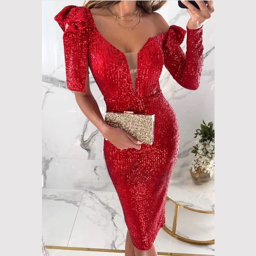 Elegantes partykleid tiefer - elegantes,