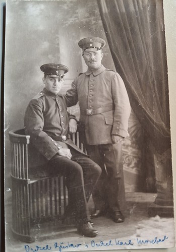 Altes foto vintage soldaten - foto,