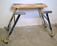 Spö-Bö rollender Arbeitsbock Transportwagen Arbeitstisch H 600 - 950 mm 