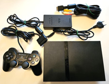 Sony Playstation 2 Slim Schwarz (SCPH-77004)  - TEILDEFEKT
