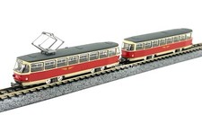 Spur N Tomytec Tatra T4/B4 DVB #222/#272 2 Wagen Set Neu in OVP Dresden Straß...