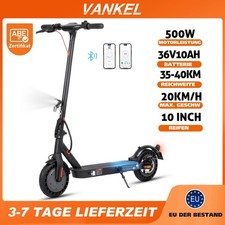 E9T 500W E-scooter klappbar mit ABE LED Display 10ZOLL Elektroroller Gebraucht