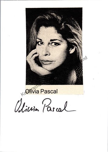 Original autogramm olivia - original,