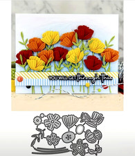 Blumen Metall Stanzformen Set