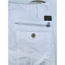 G-Star White Garment Dyed